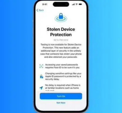 通江苹果授权维修店分享被盗设备保护功能开启方法 