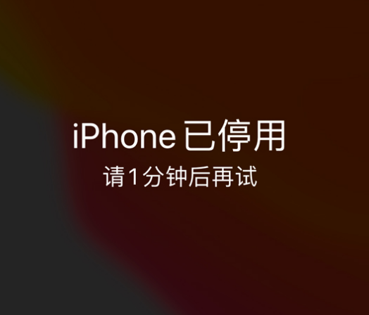 通江苹果手机维修分享:iPhone 显示“不可用”或“已停用”怎么办？还能保留数据吗？ 