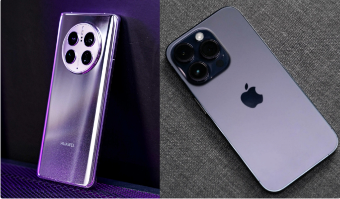 通江苹果14维修分享华为Mate50与iPhone14哪个好？ 