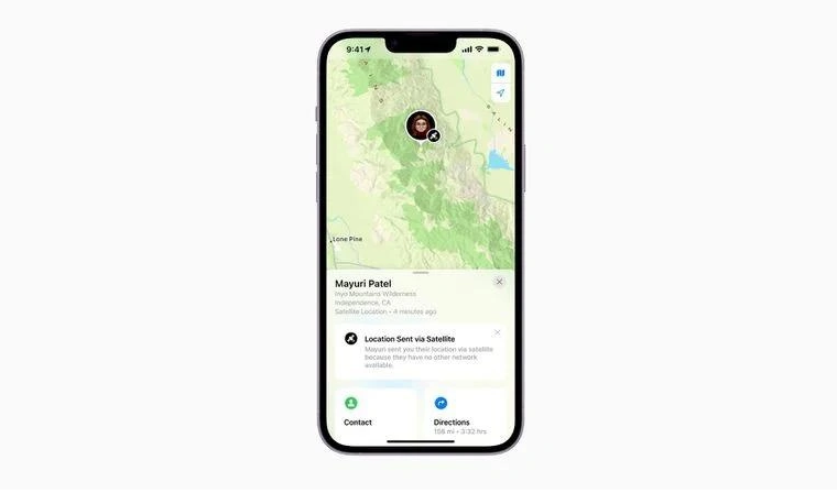 通江苹果14维修分享iPhone14系列中 FindMy功能通过卫星分享位置方法教程 